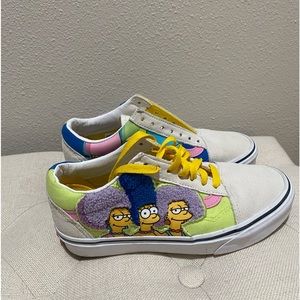 Vans X The Simpson shoes